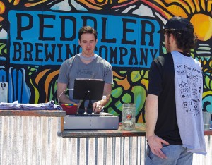 Peddler-Brewing-Co-Seattle-patio-grand-opening-caped-crusader
