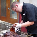 Portland-Beer-Week-carving-pig-at-East-Burn