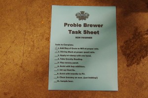 step-by-step-brew-day-at-Top-Rung-Brewing-Probie-Brewer-Task-sheet