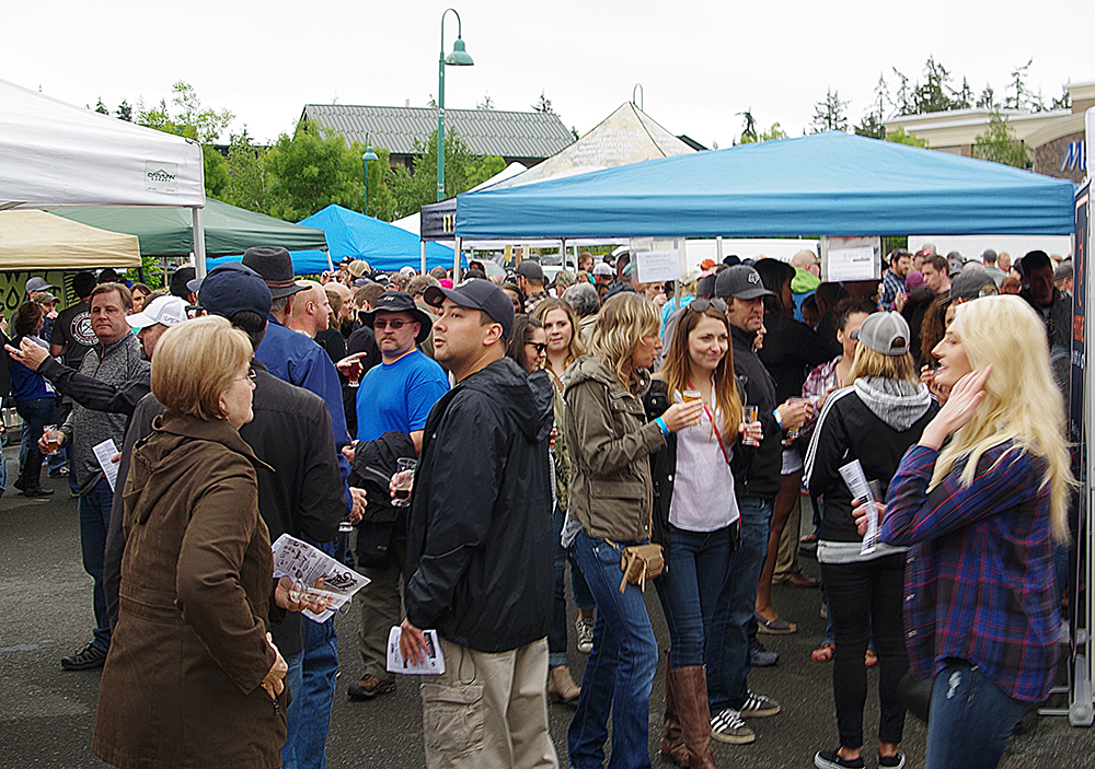 GigHarborBeerFestivalcrowd Peaks and Pints Proctor