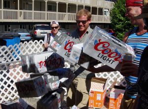Parkway-Tavern-Tacoma-81st-Birthday-Bash-Coors-Light-Jenga-mess