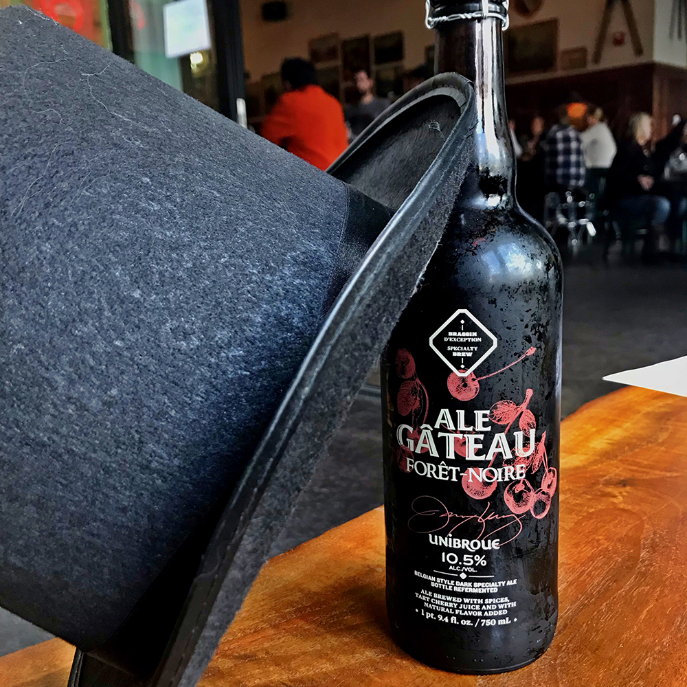 Fancy-Pants-Sunday-Unibroue-Ale-Gateau-Foret-Noire