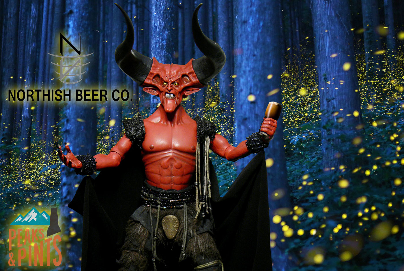 Starring Northish Beer Feat. Tim Curry as The Darkness Peaks and