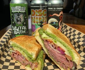 Peaks-and-Pints-Tacoma-restaurant-best-Pesto Pastrami-sandwich