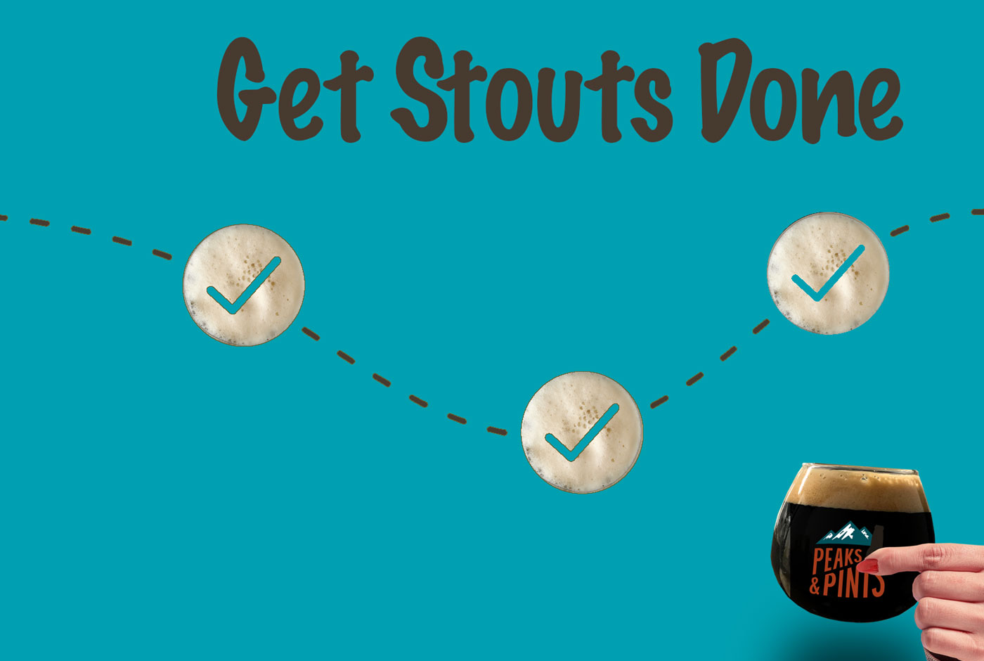 Peaks and Pints February Get Stouts Done