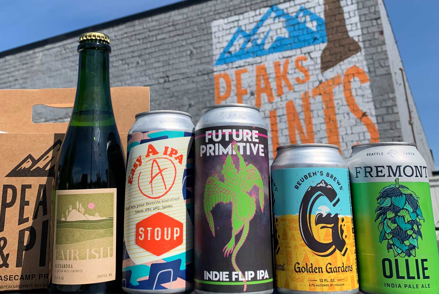Morning Foam Seattle Beer Week Flight, Brewery Shots, and more Peaks