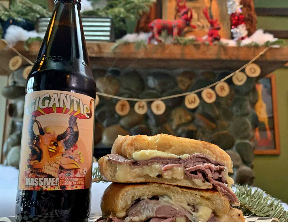 Sandwich Special of the Day Beef and Beecher’s Bonus Peaks