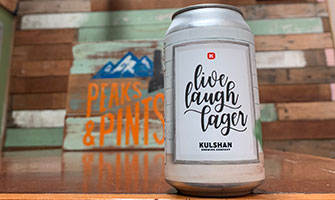 Kulshan Live Laugh Lager in Tacoma