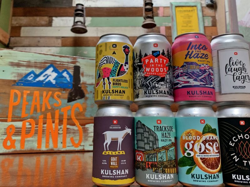 Kulshan Beer Flight Peaks and Pints