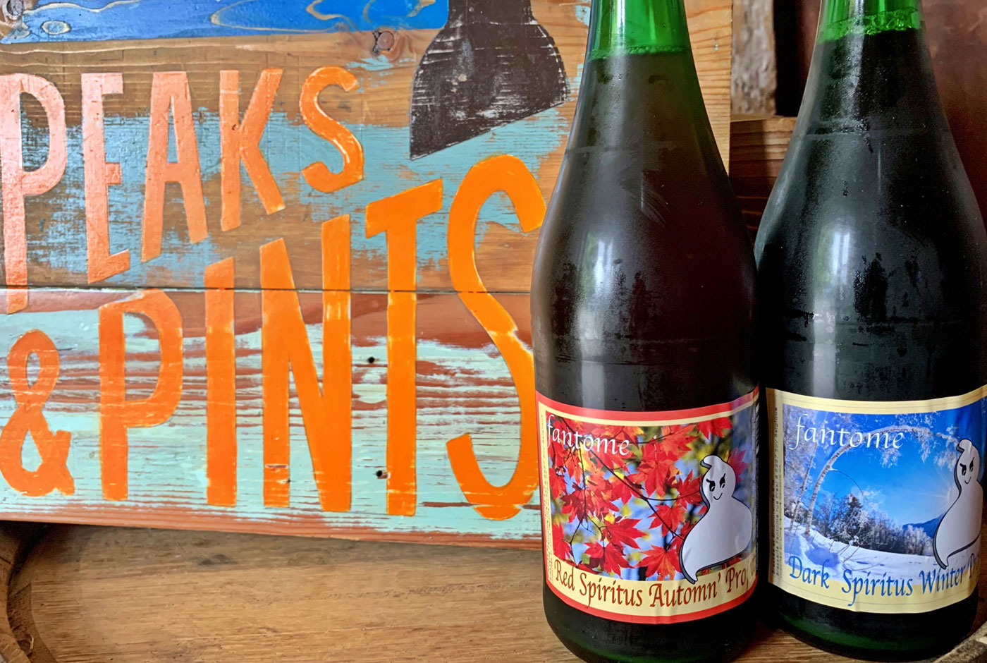 Peaks and Pints Pilot Program Fantôme Beer Flight Peaks and Pints