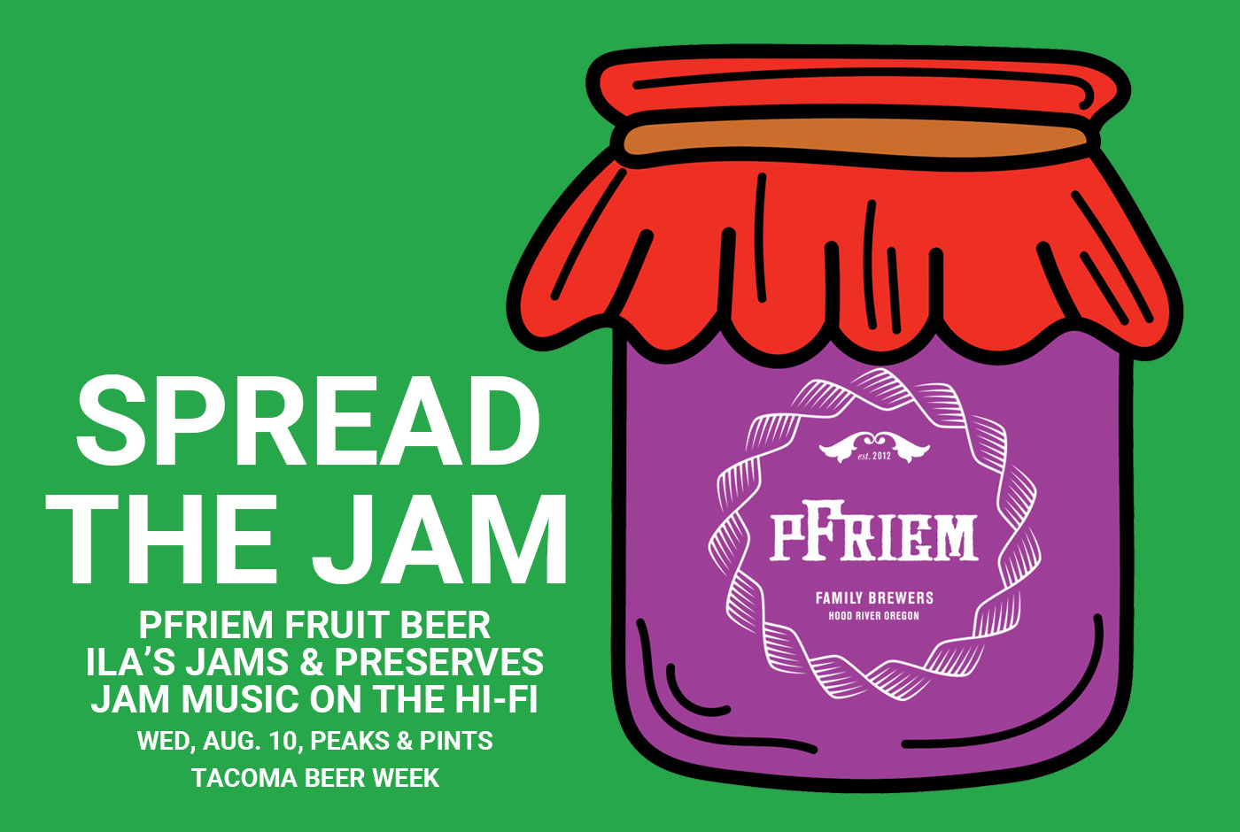 Spread The Jam Tacoma Beer Week