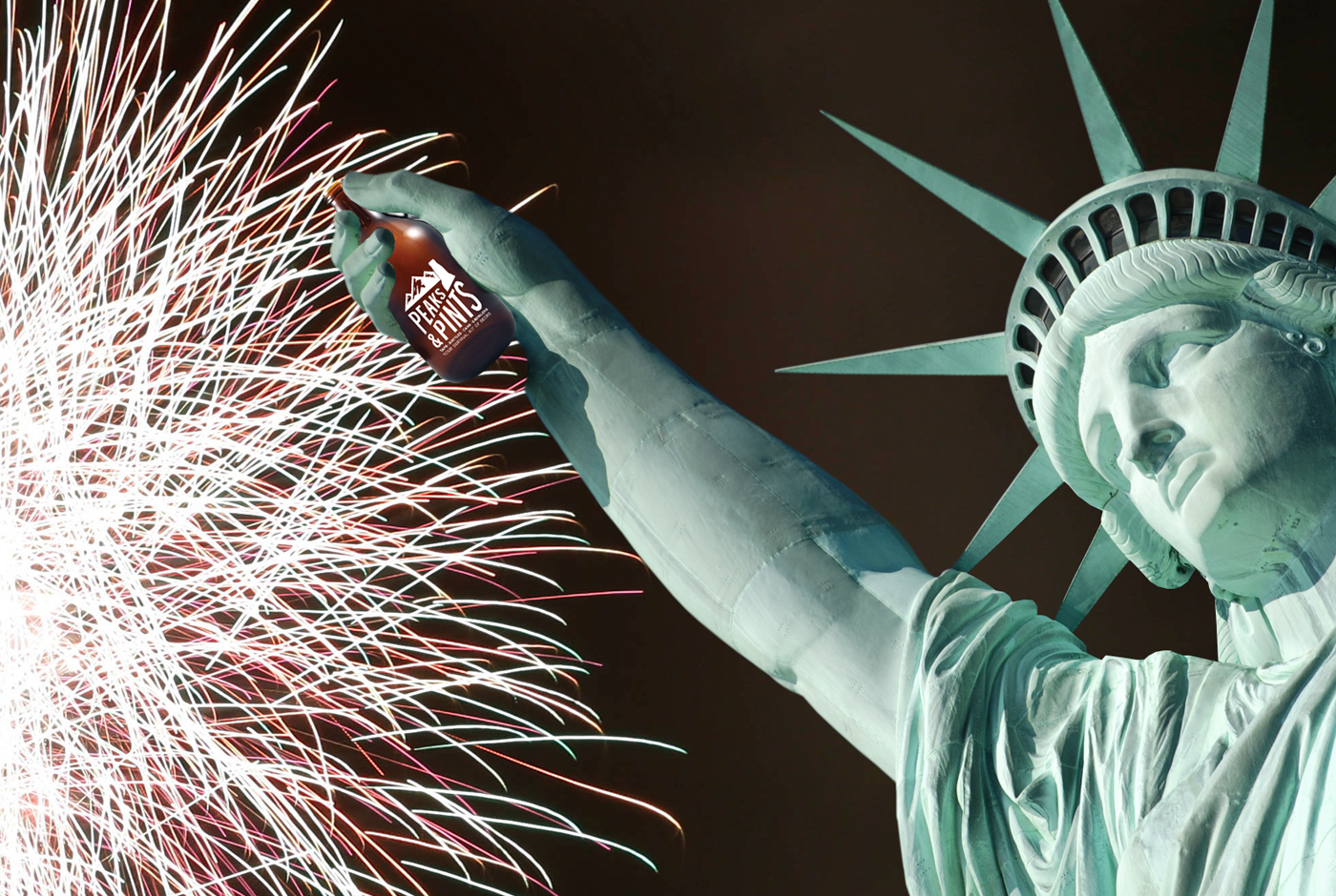 Fourth of July Growler Power Hours Peaks and Pints Proctor