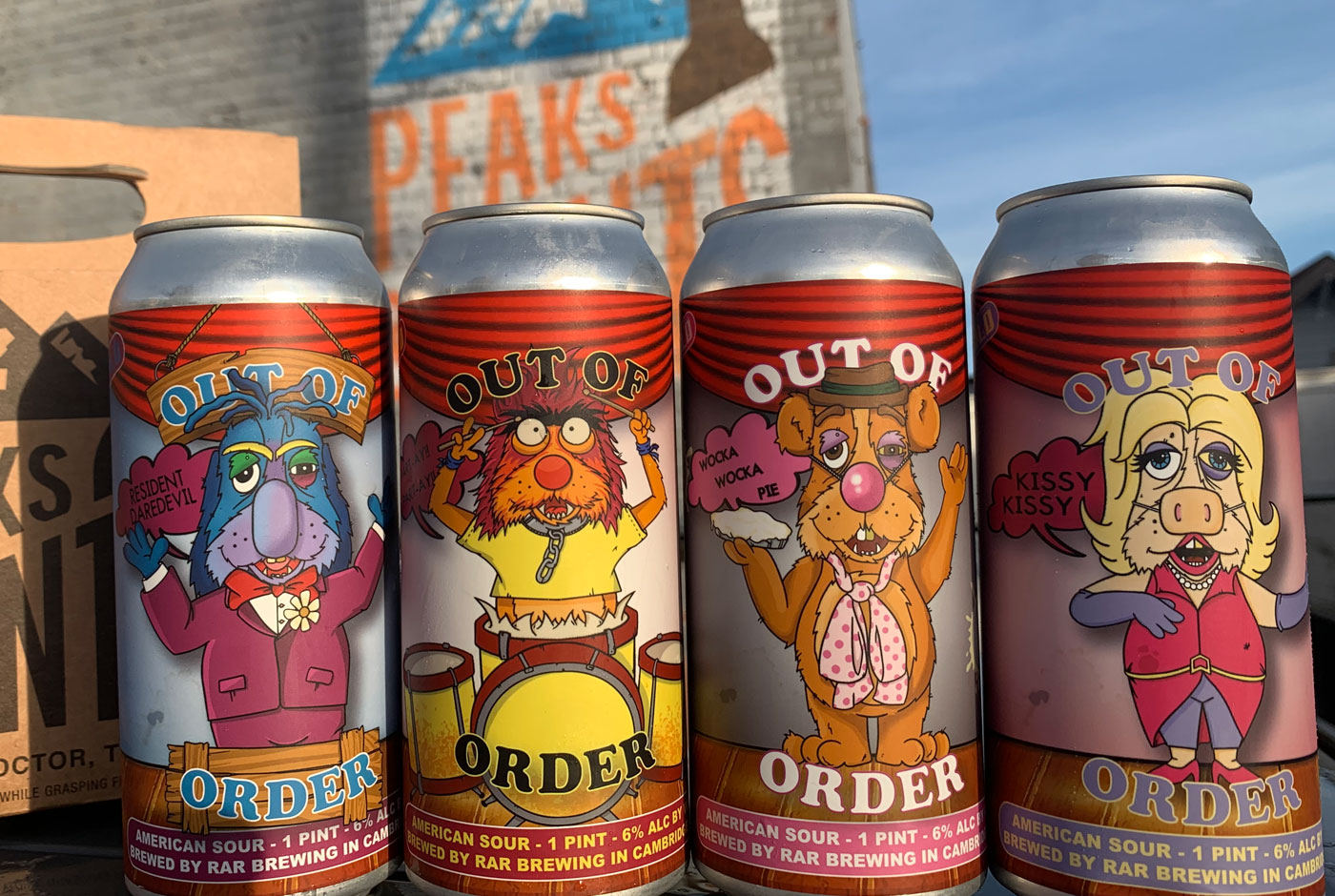 Peaks and Pints Beer Flight: RaR Muppets - Peaks and Pints Proctor