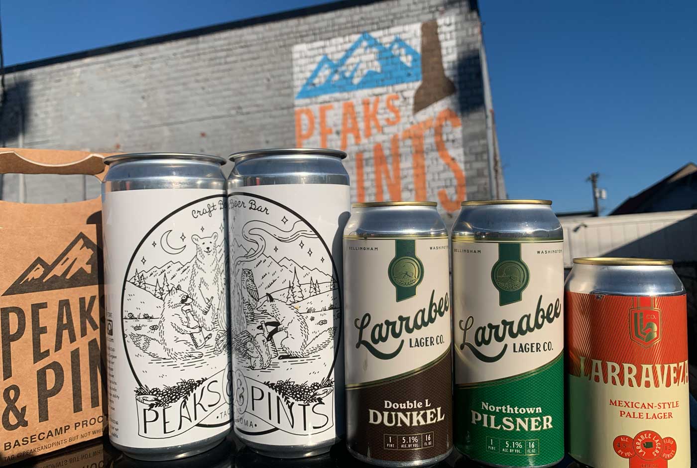 Peaks and Pints Beer Flight: Larrabee Lager - Peaks and Pints